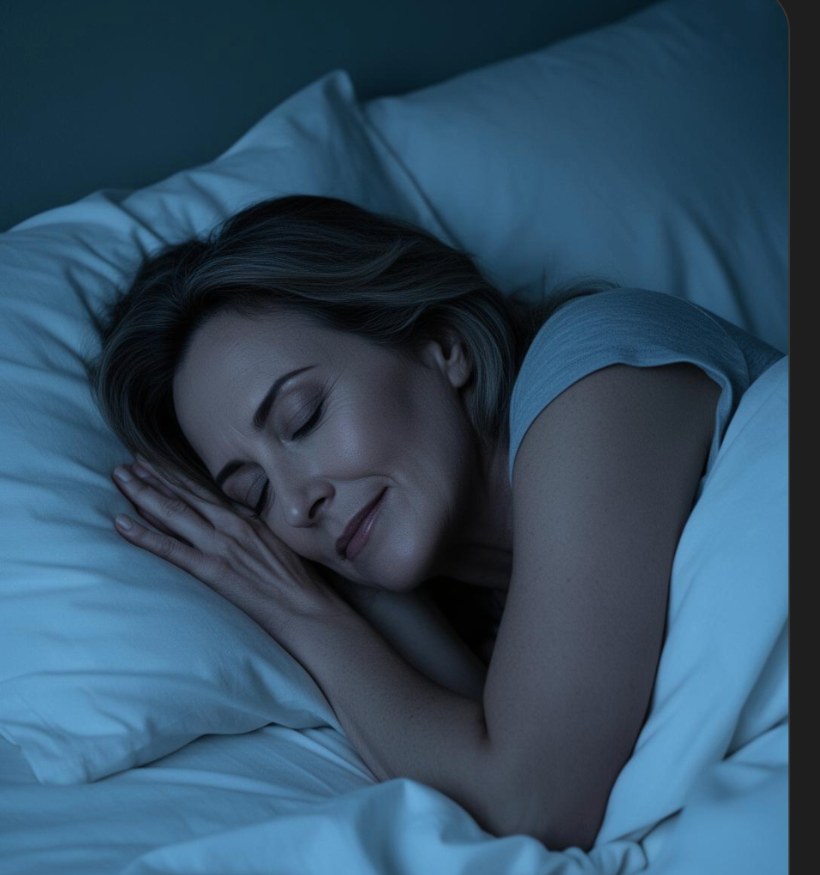 Mujer durmiendo plácidamente